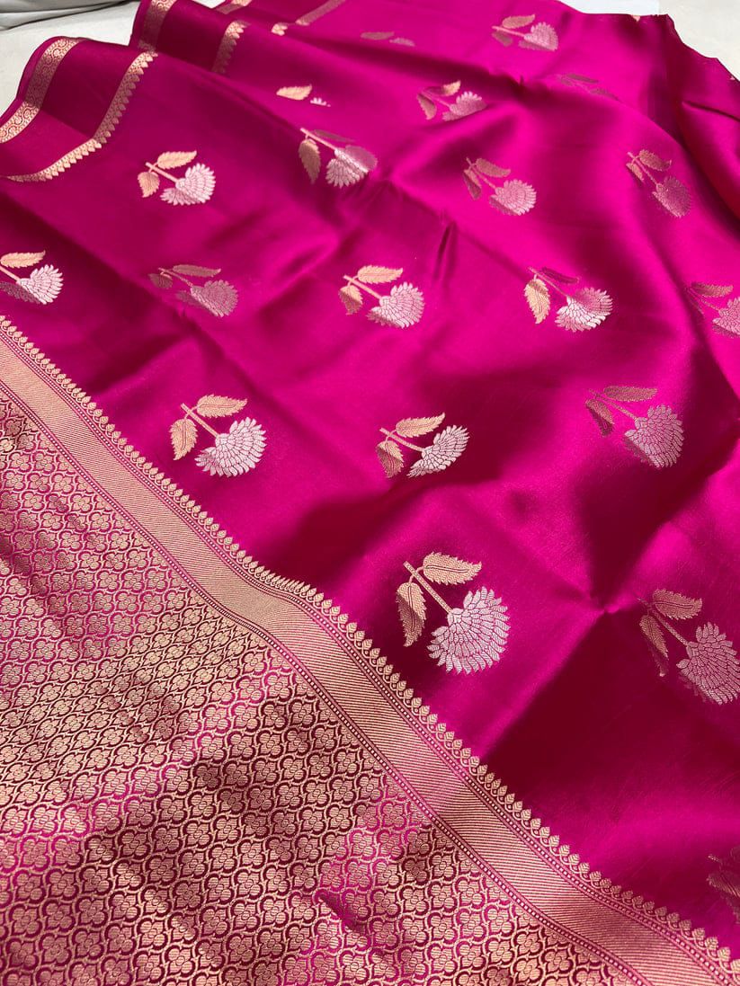HOK8602- Dhruvi- Rani Pink