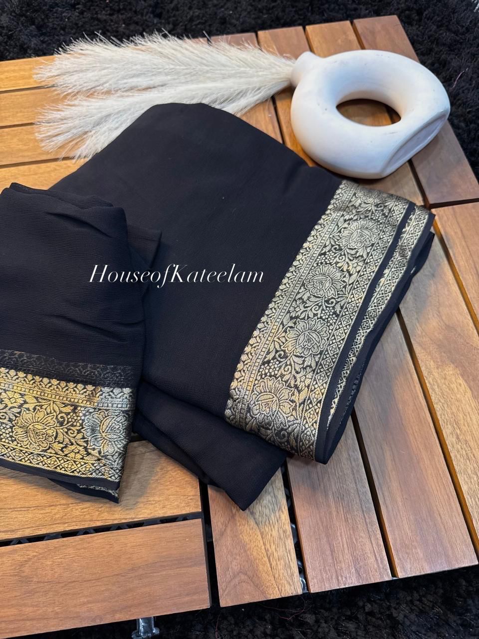 HOK106 - 02 - Shloka - Black - House of Kateelam
