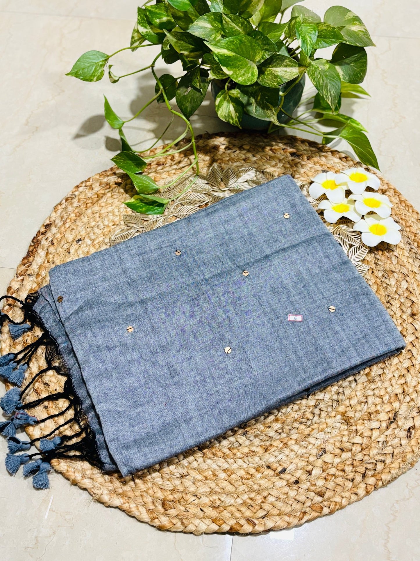 HOK1102 - Chamkeela - Grey - House of Kateelam