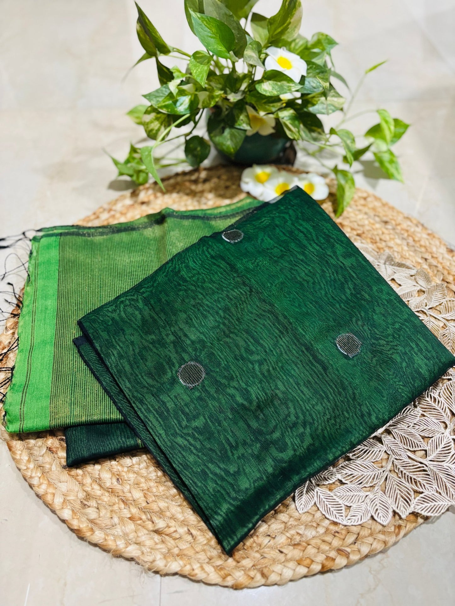 HOK1201 - Chandreeka - Green - House of Kateelam