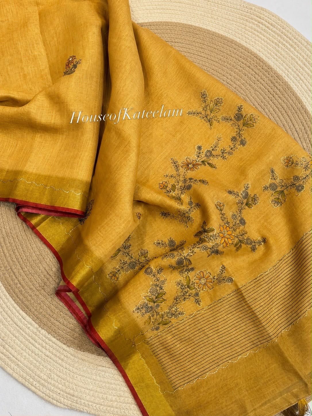HOK121-02- Shashi- Yellow - House of Kateelam