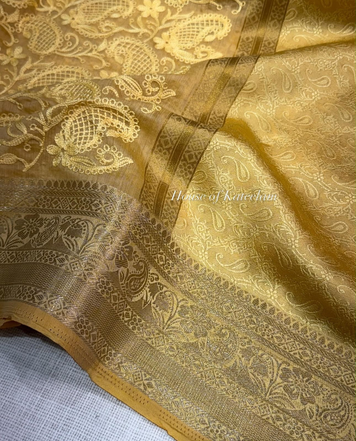 HOK134-03- Isha- Yellow - House of Kateelam