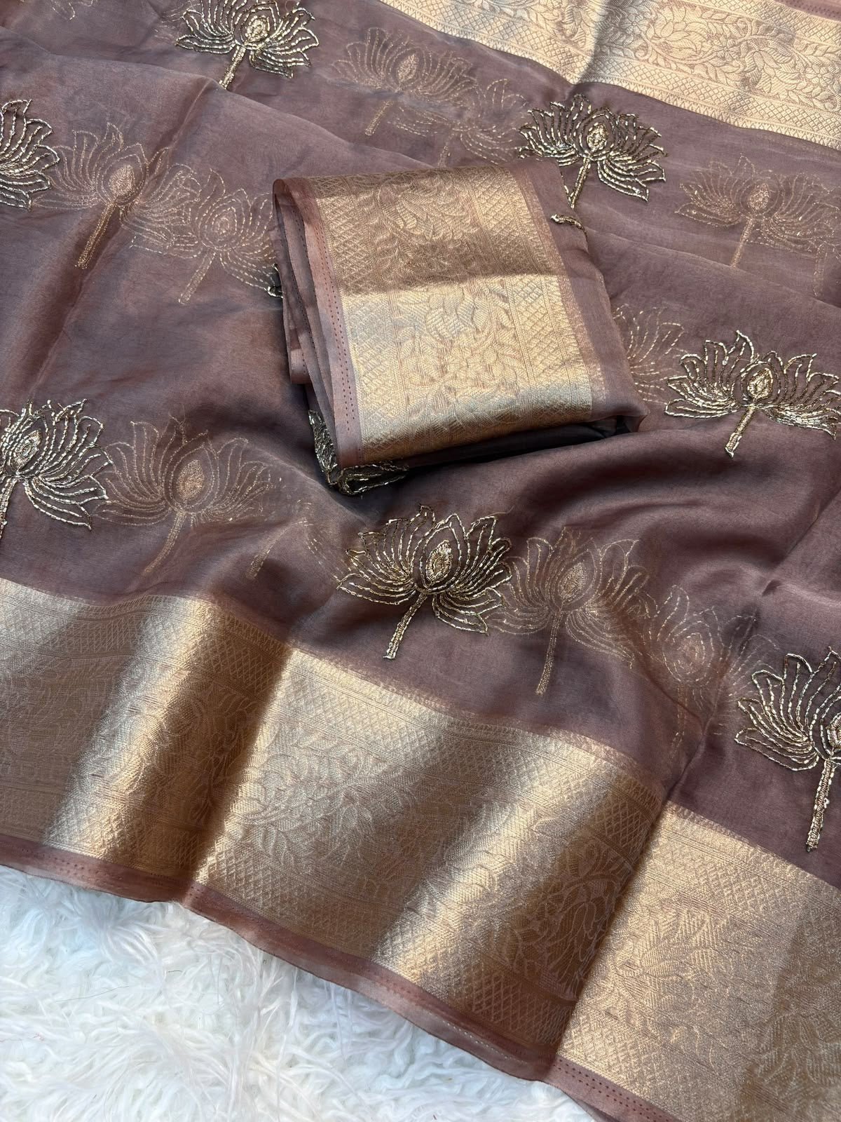 HOK140-09- Hemadri- Light Brown - House of Kateelam