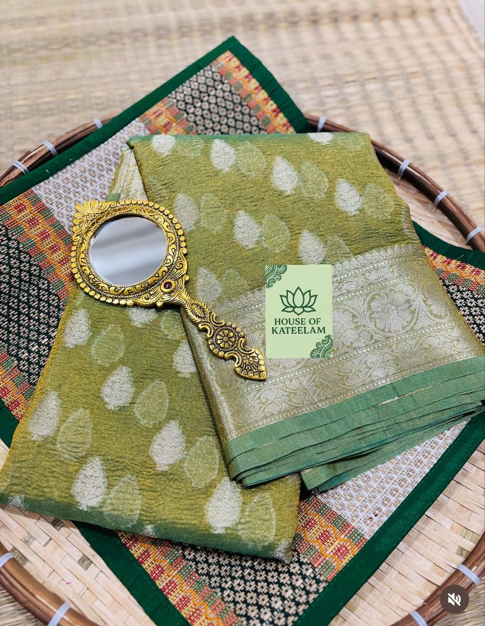 HOK3103 - Sreeja - Green - House of Kateelam