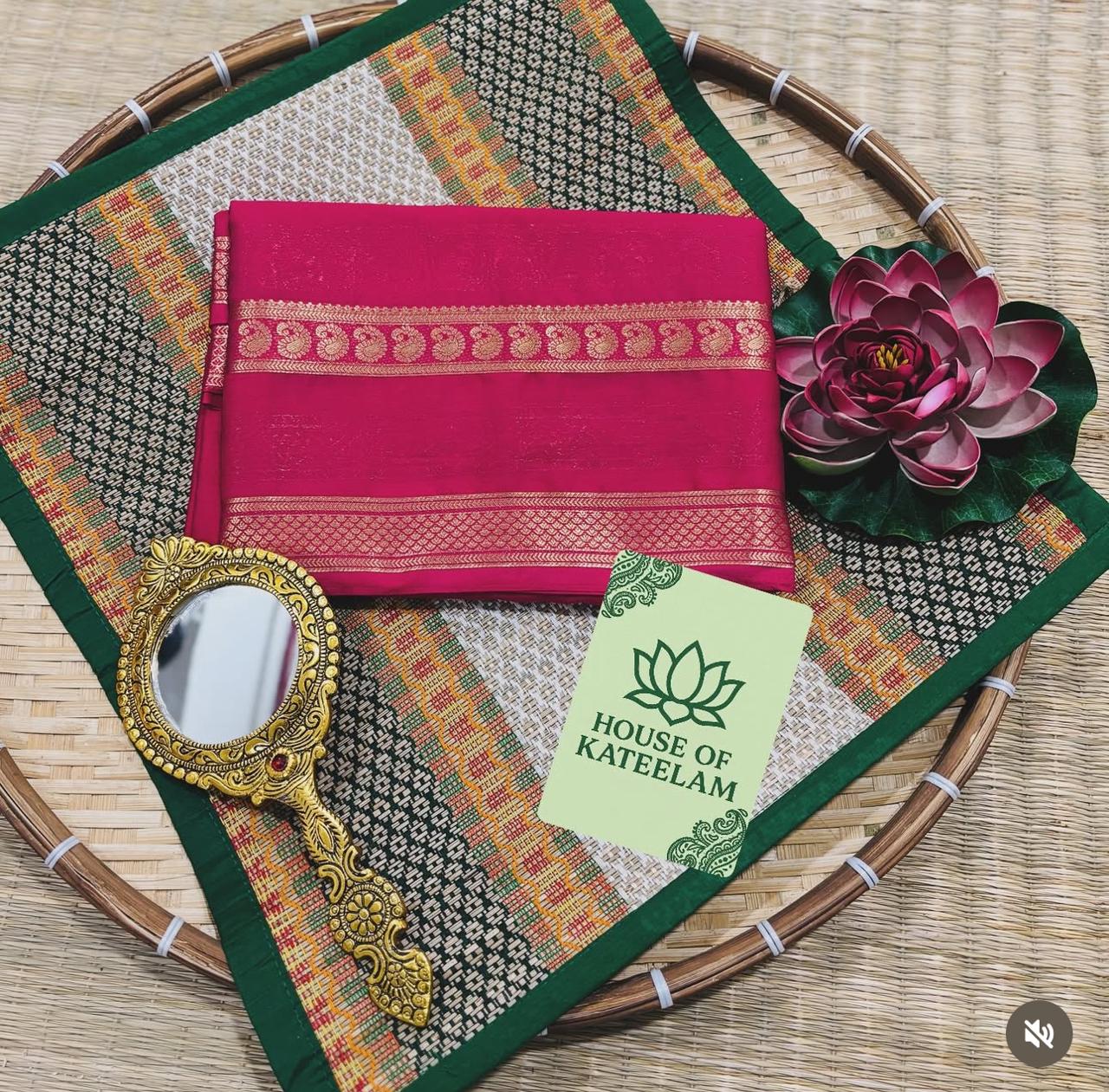 HOK3302 - Mohana - Rani Pink - House of Kateelam