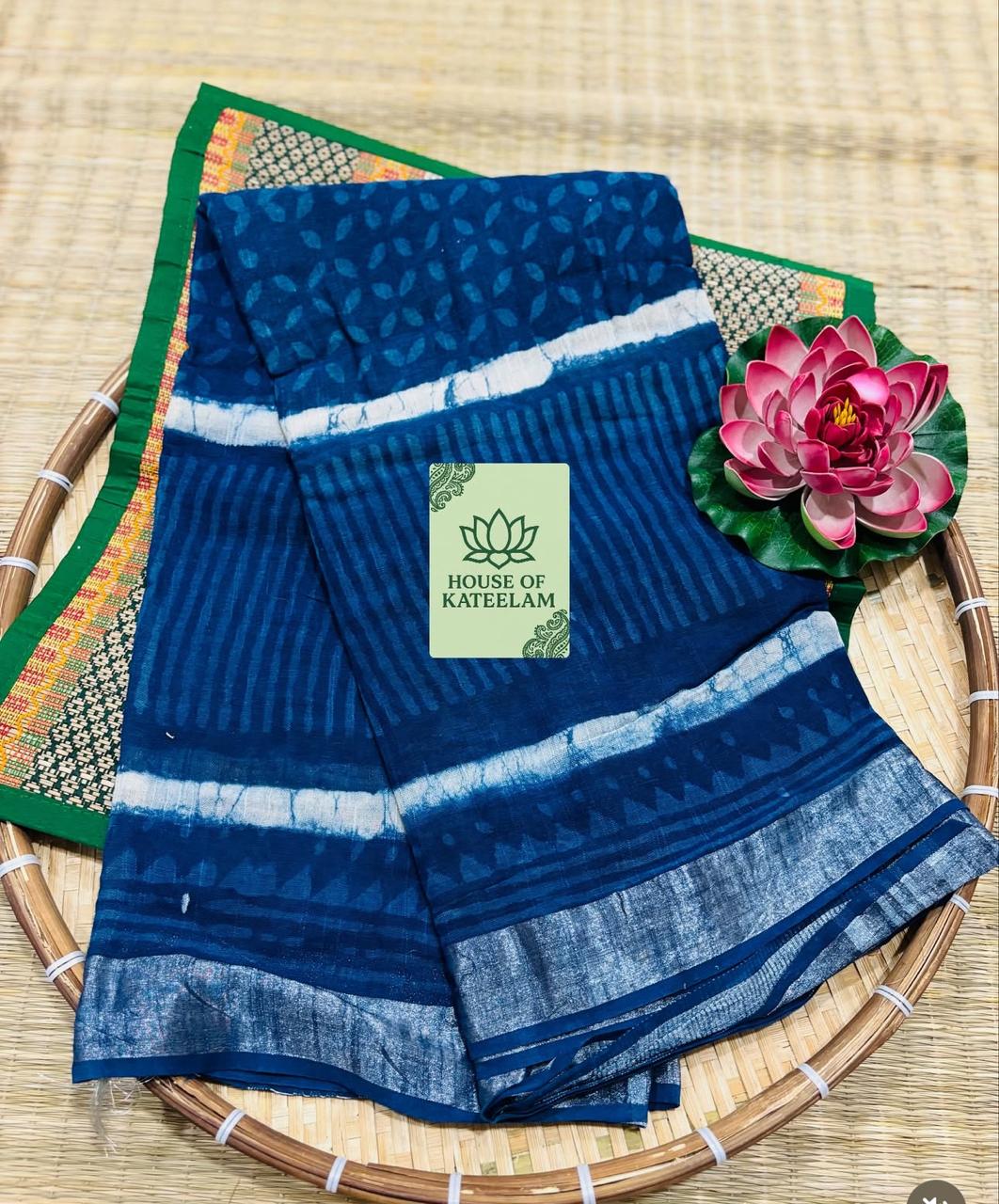 HOK3802 - Mayura - Indigo Blue - 2 - House of Kateelam