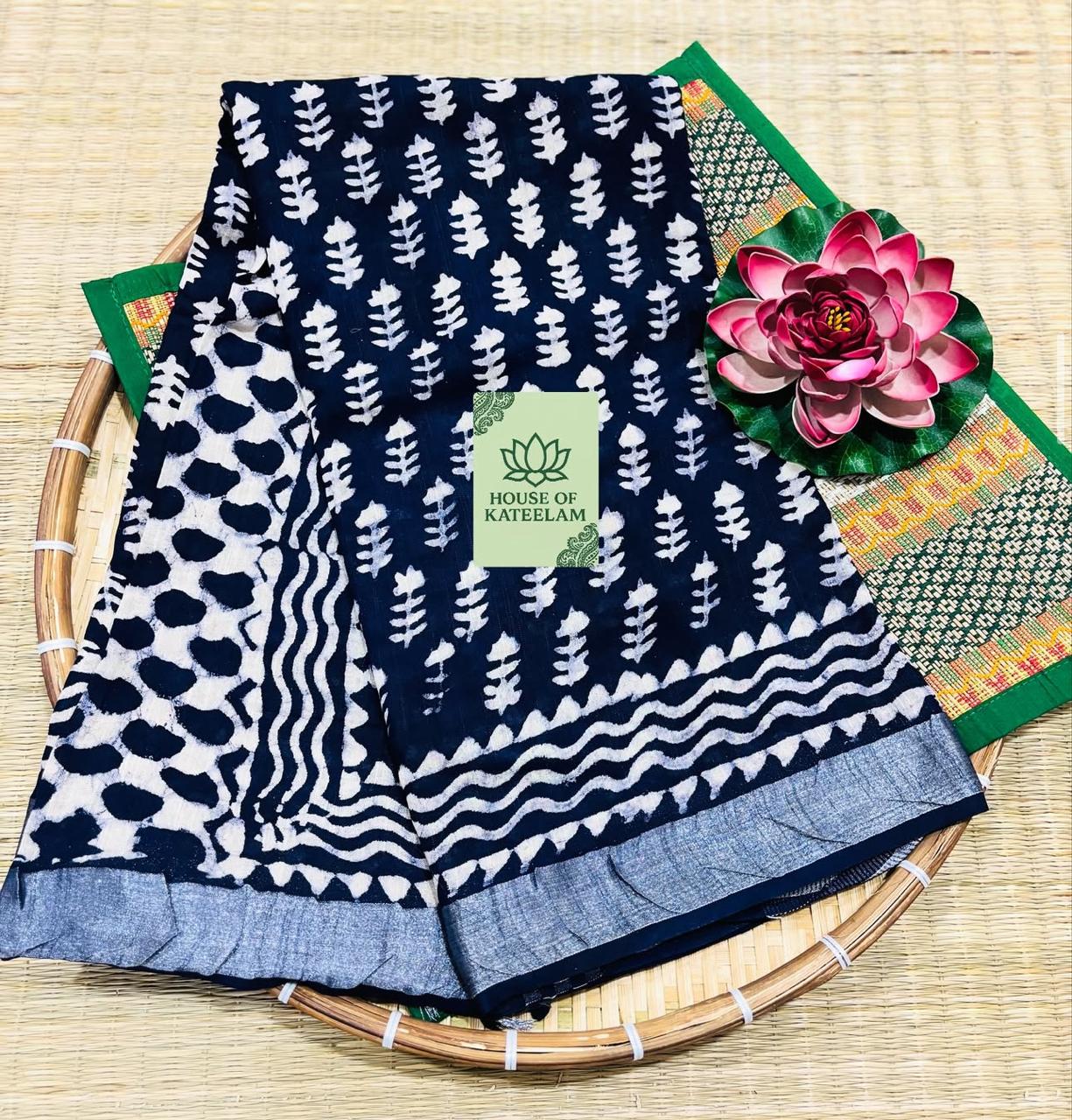 HOK3807 - Mayura - Indigo Blue - 7 - House of Kateelam