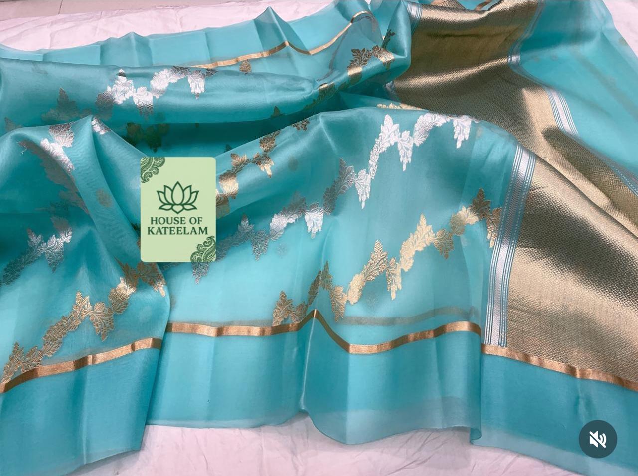 HOK5501 - Ragini - Sky Blue - House of Kateelam