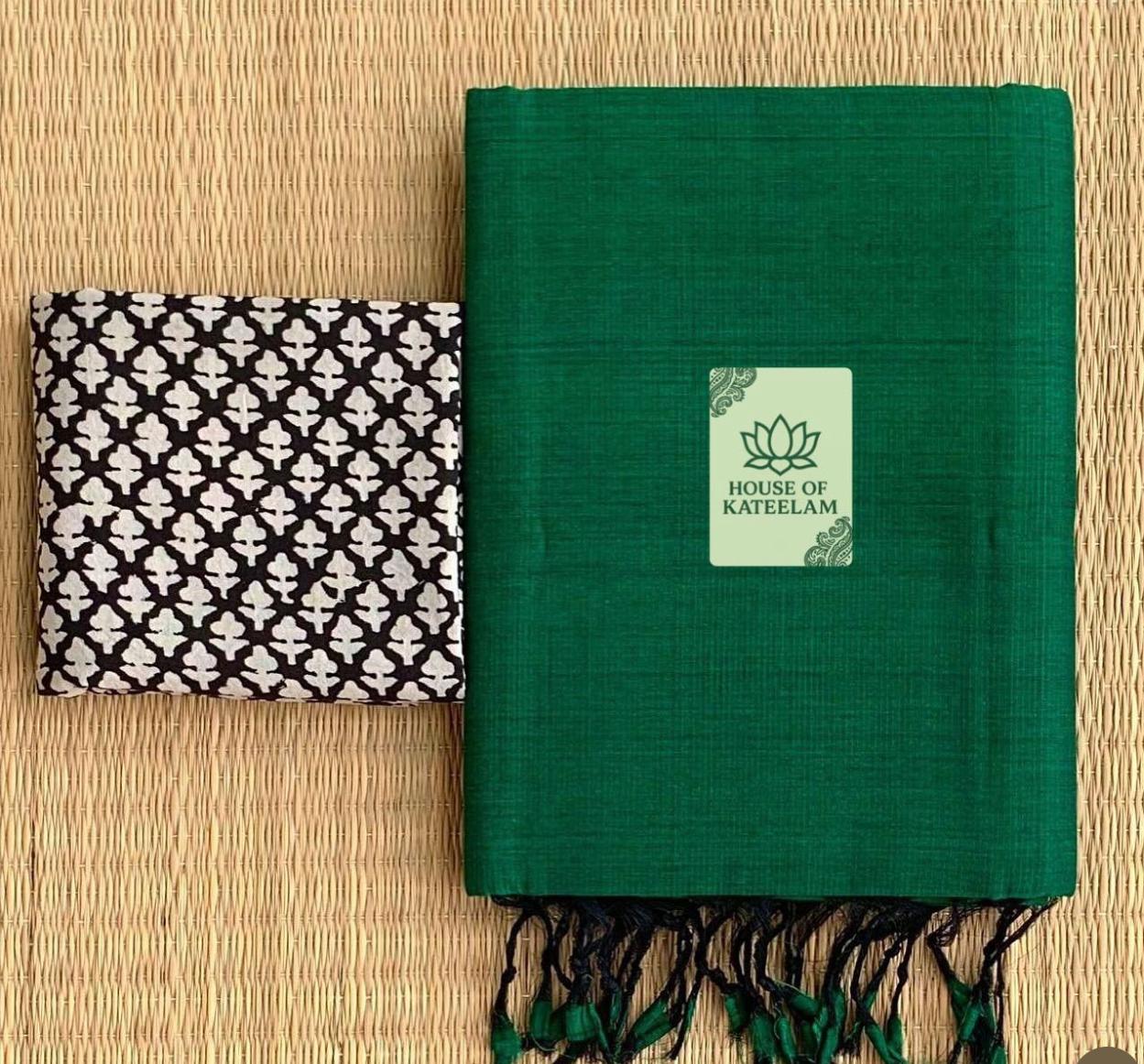 HOK6301 - Sonali - Green & Black - House of Kateelam