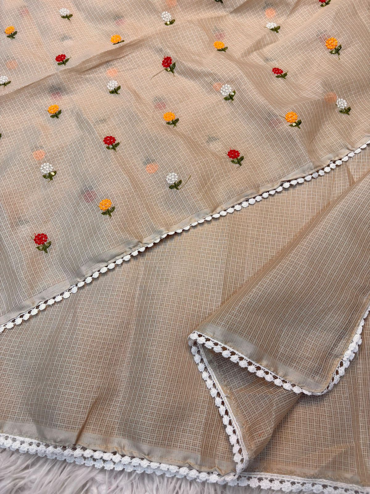 HOK7603 - Upasana - Beige - House of Kateelam