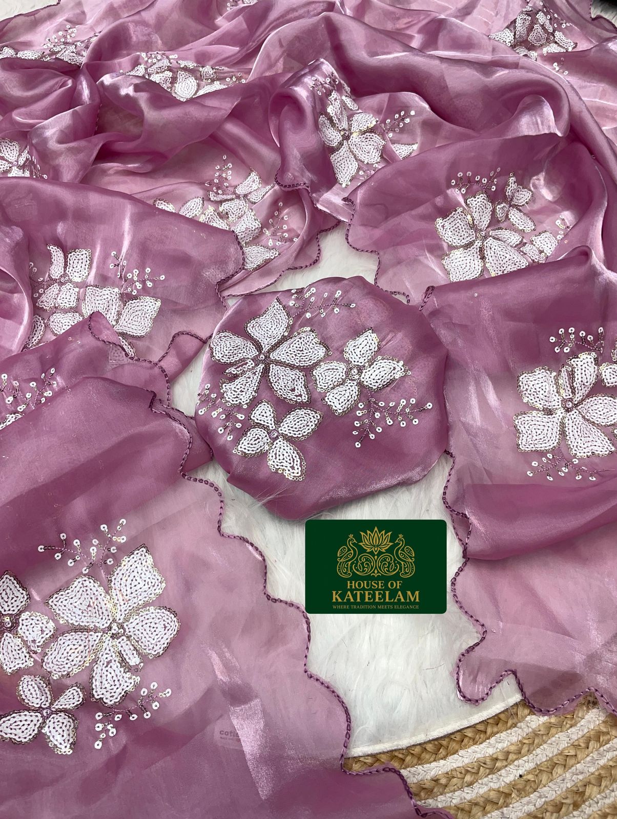 HOK7804 - Sakshi - Lavender - House of Kateelam