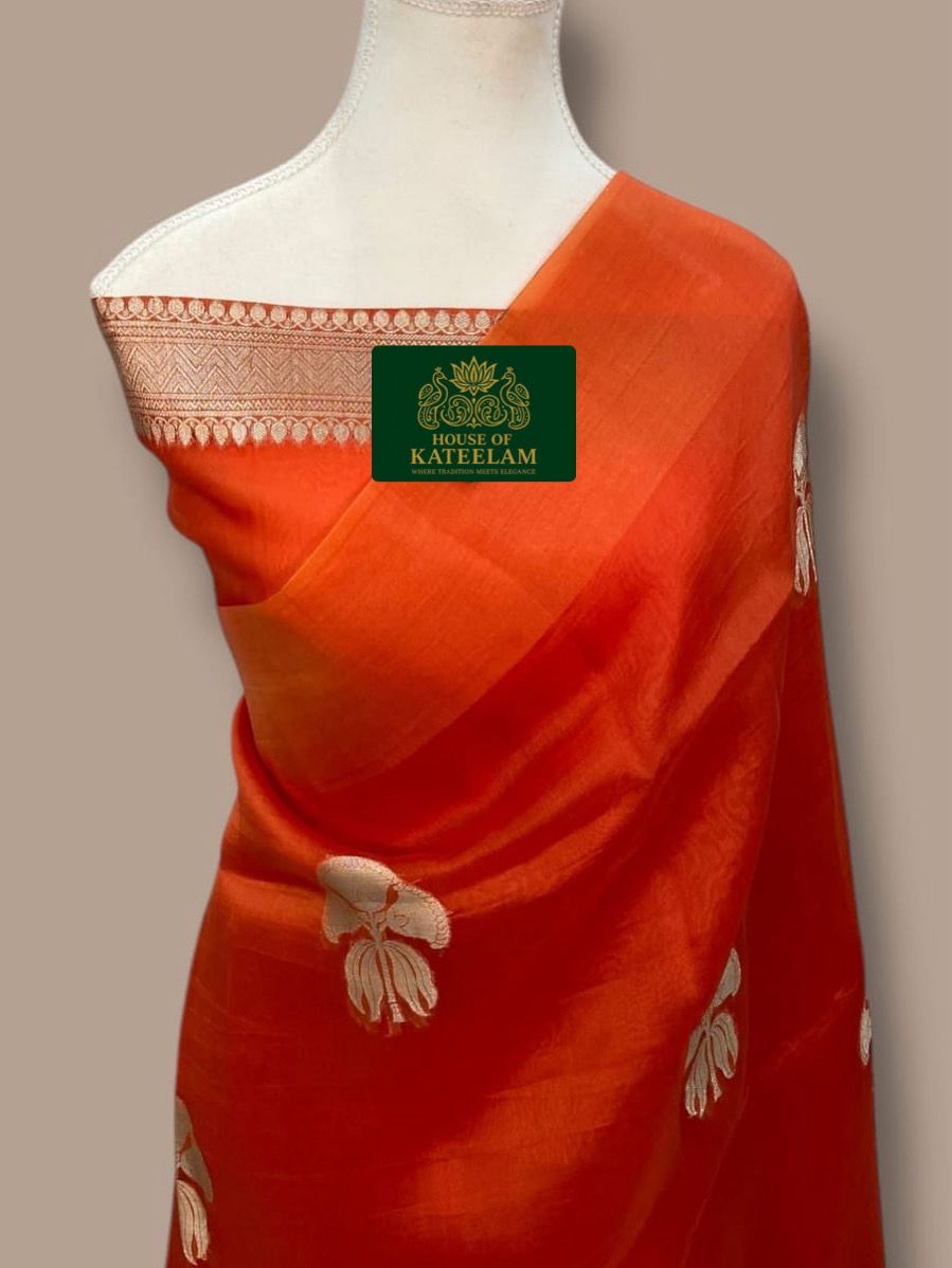 HOK7903 - Swapnanjali - Orange - House of Kateelam