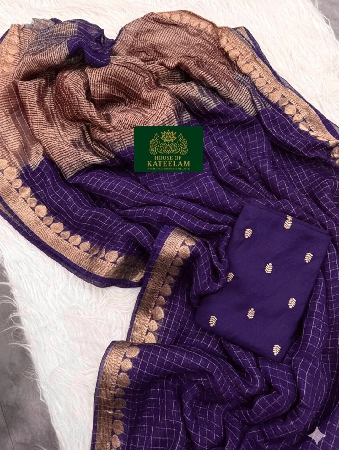 HOK8002 - Anuradha - Purple - House of Kateelam