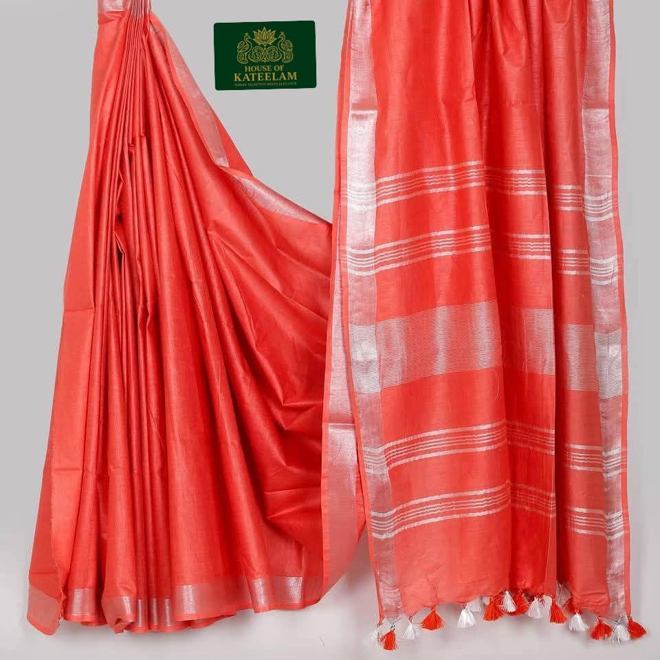 HOK8802 - Prachi - Orange - House of Kateelam