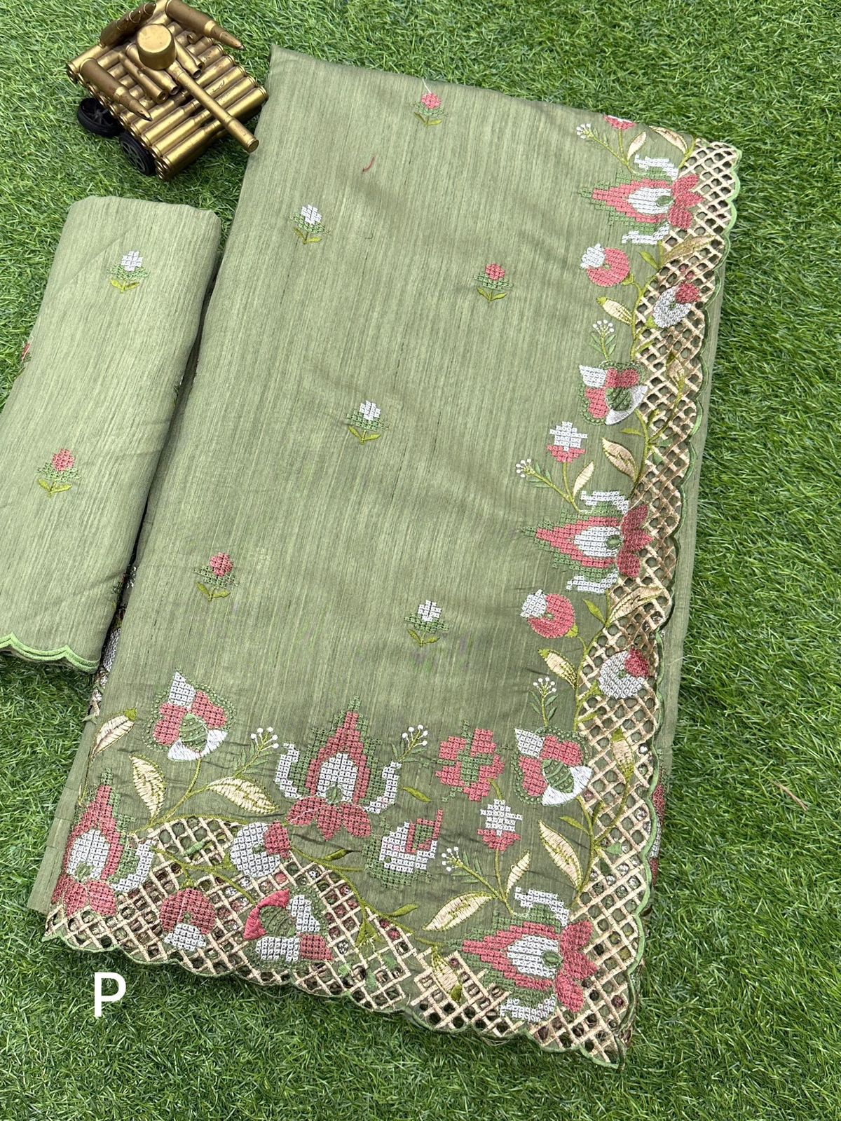 HOK9807 - Shivanjali - Green - House of Kateelam