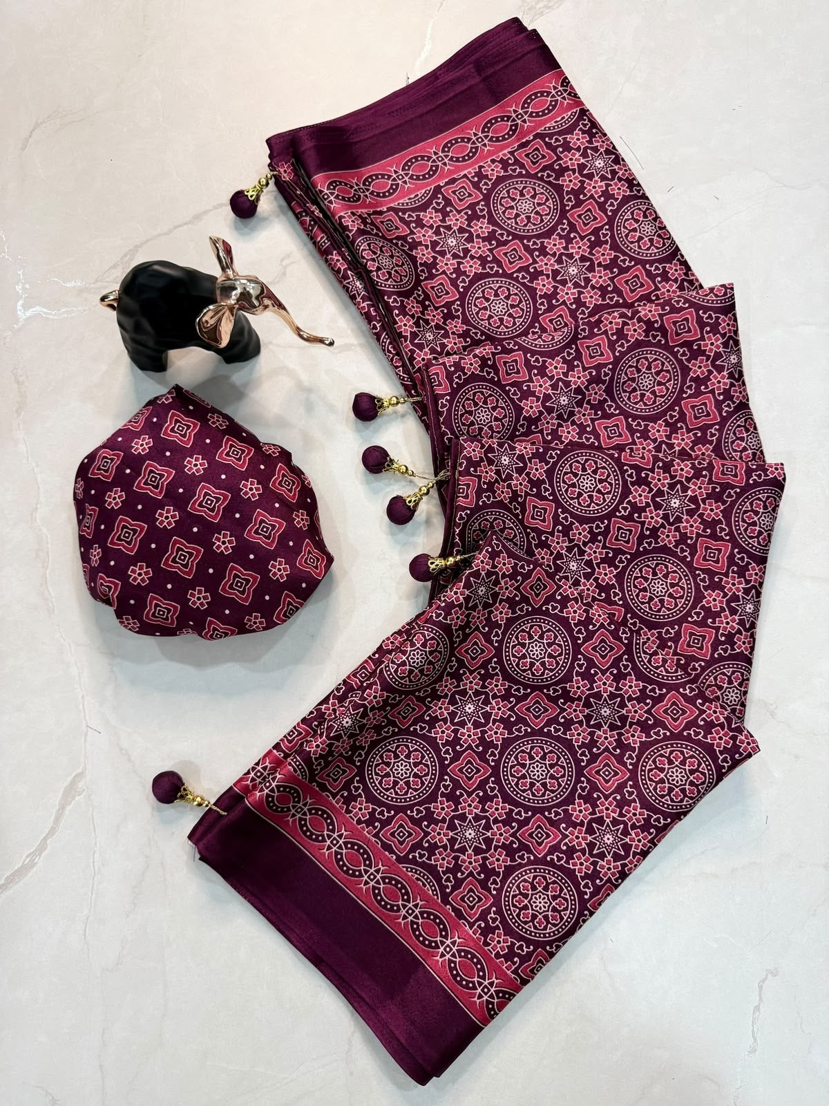 HOK138-04- Sobhita- Dark Maroon