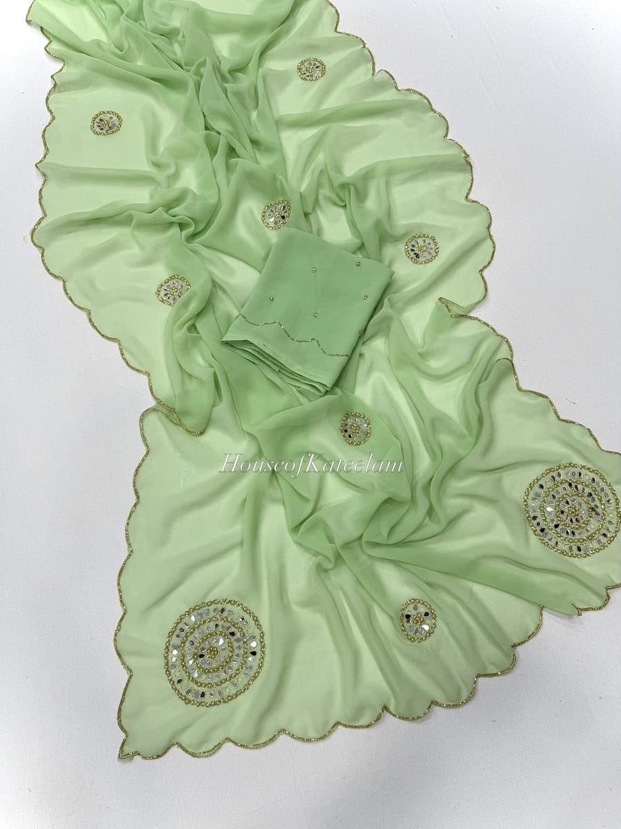 HOK128-02- Saloni- Green