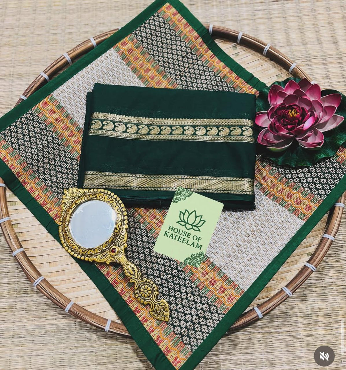 HOK3303- Mohana- Dark Green