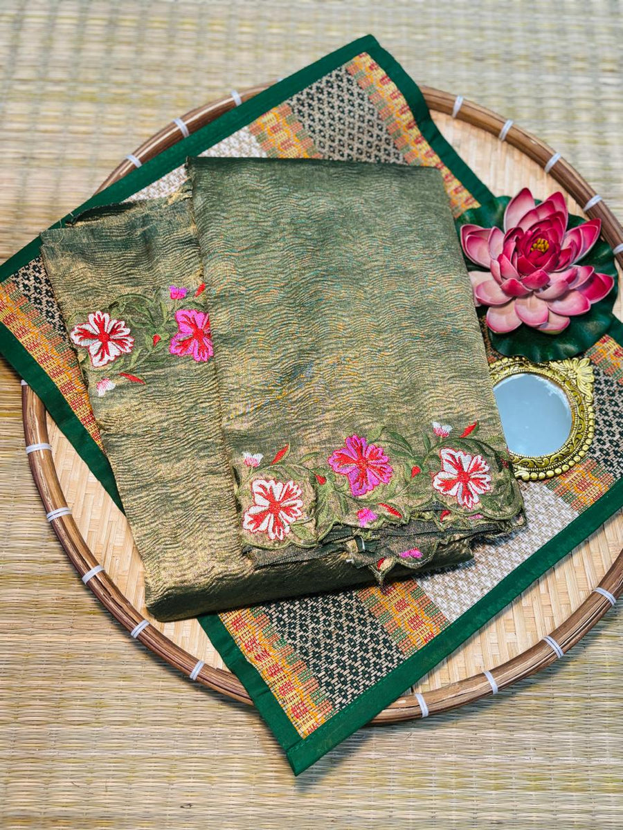 HOK4301- Radhika- Green Crush Tissue