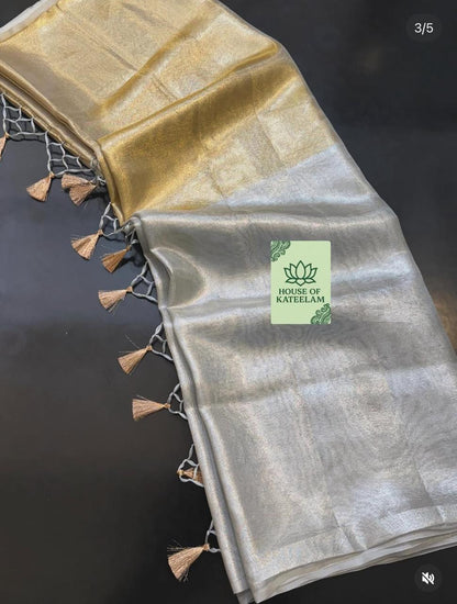 HOK6801- Sonpari- Silver & Gold