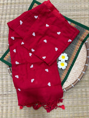 HOK7101- Prema- Red with White Heart