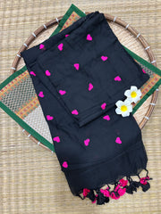 HOK7104- Prema- Black with Pink Heart