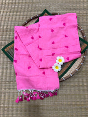 HOK7107- Prema- Pink with Dark Pink Heart