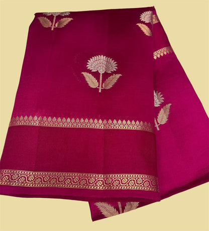 HOK8602- Dhruvi- Rani Pink