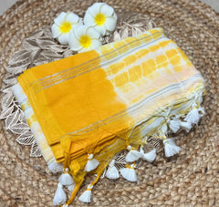 HOK0105- Chitralekha- Shibori Yellow