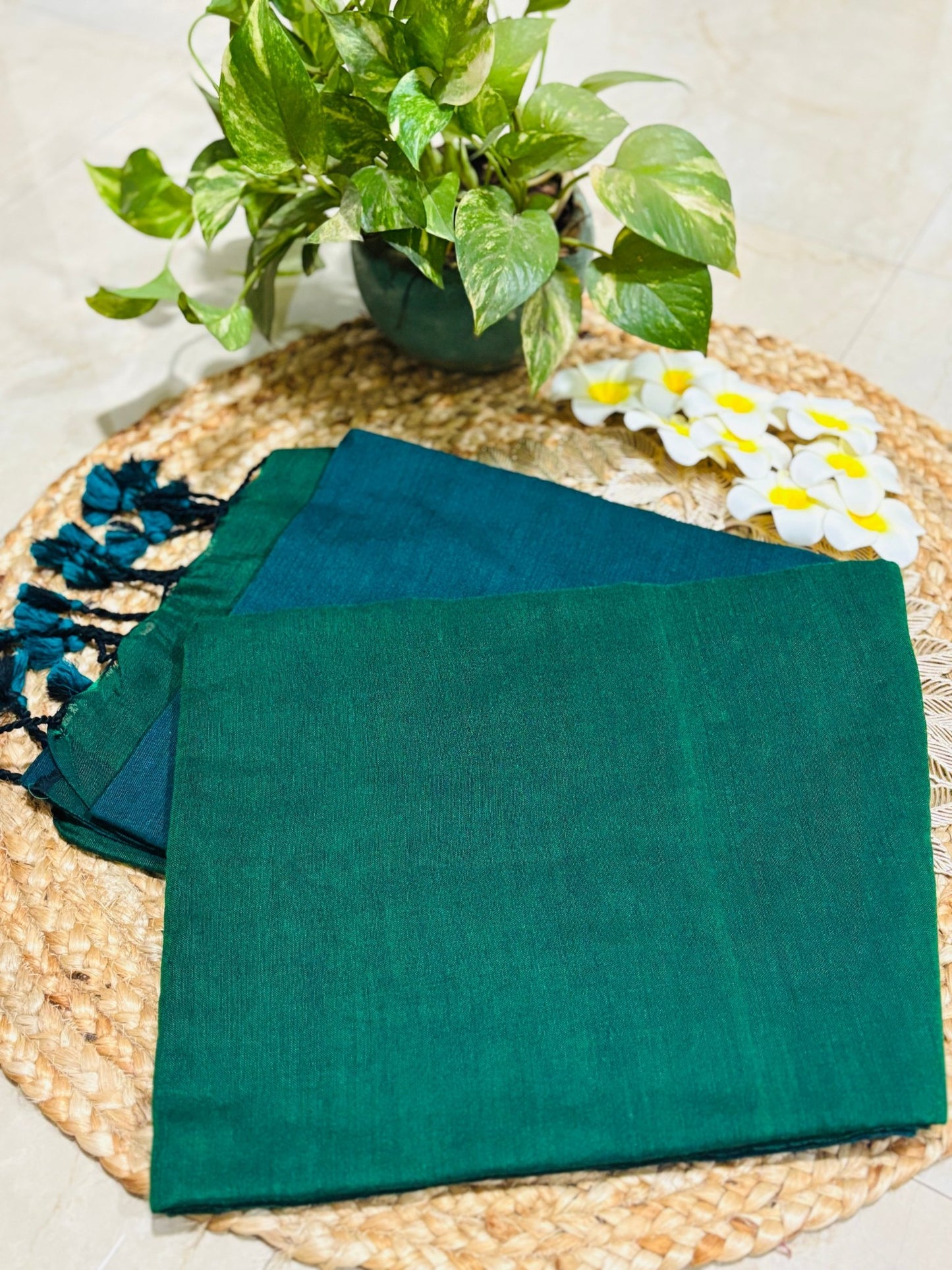 HOK0701 - Malika Khaadi - Green & Rama Green - House of Kateelam