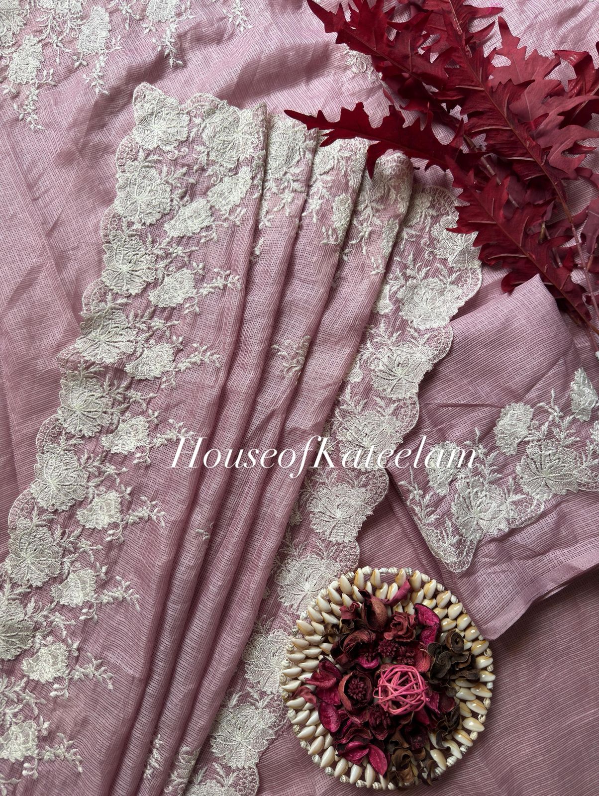 HOK101 - 06 - Sarah - Pink & White - House of Kateelam