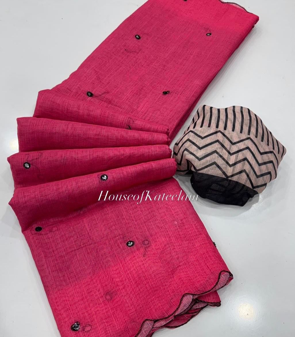 HOK103 - 06 - Sharanya - Pink - House of Kateelam