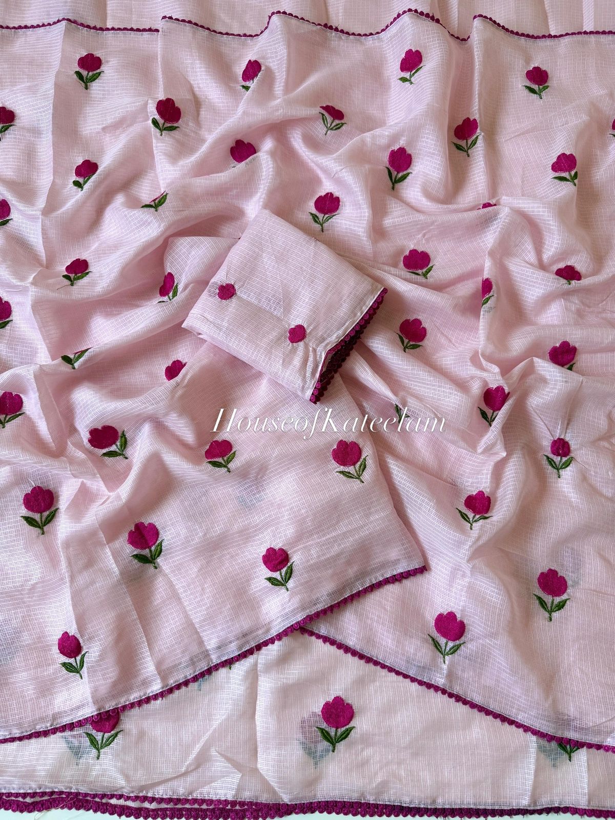 HOK107 - 02 - Vrinda - Pink - House of Kateelam