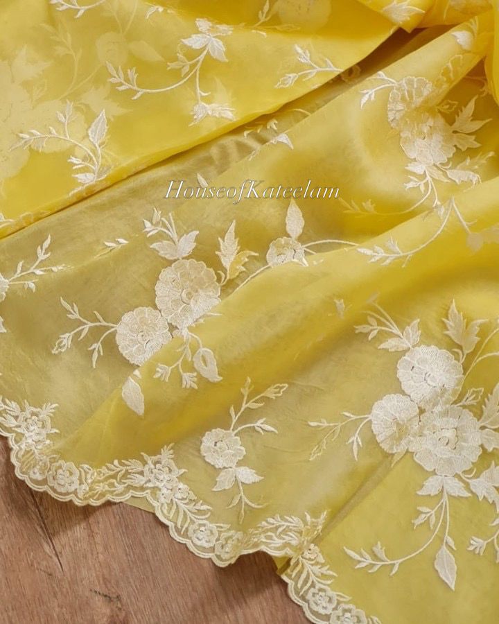 HOK109 - 01 - Radha - Yellow - House of Kateelam