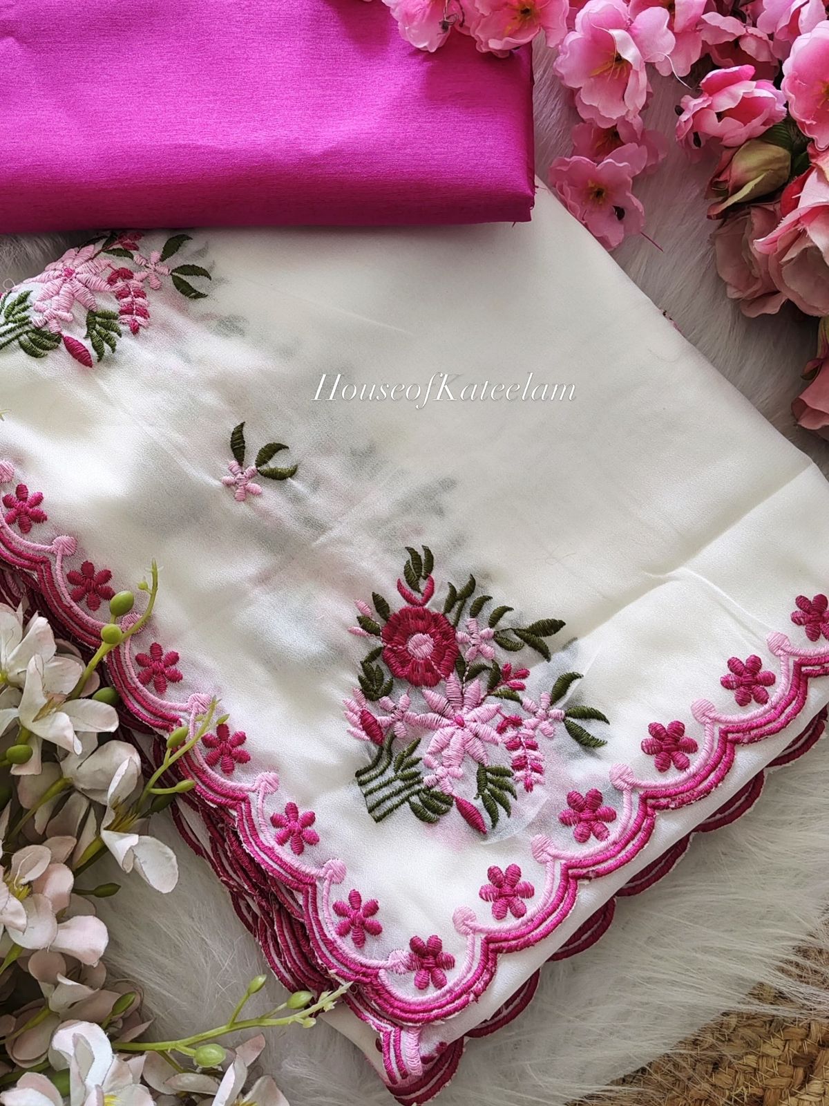 HOK110 - 01 - Rashmika - White - House of Kateelam