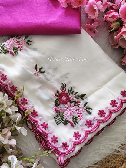 HOK110 - 01 - Rashmika - White - House of Kateelam
