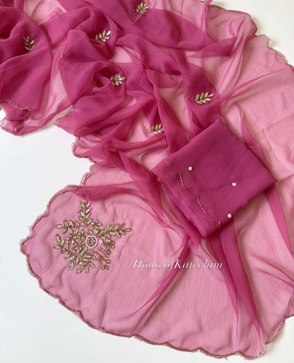 HOK111 - 01 - Tarinika - Pink - House of Kateelam