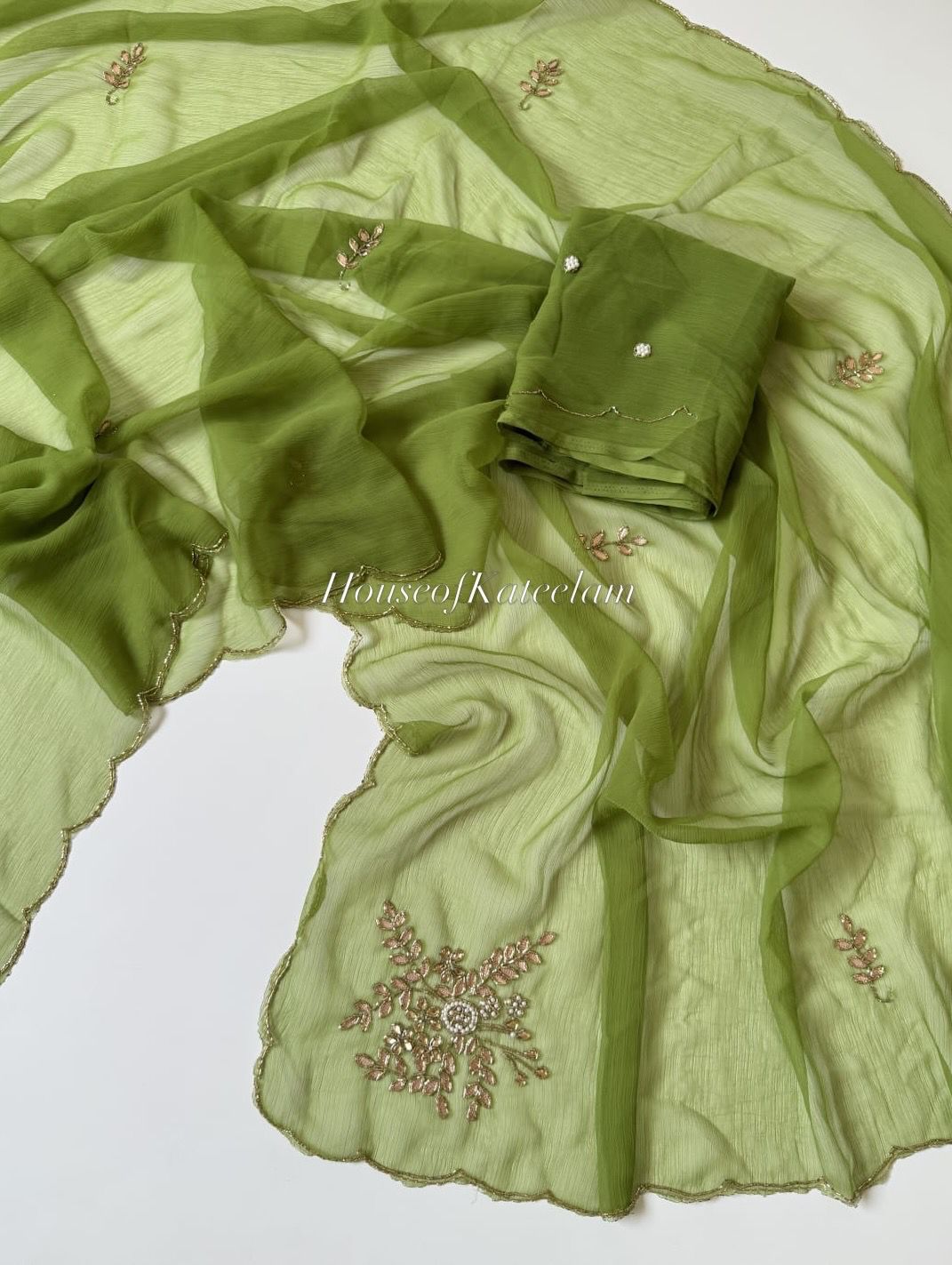 HOK111 - 04 - Tarinika - Green - House of Kateelam