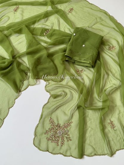 HOK111 - 04 - Tarinika - Green - House of Kateelam
