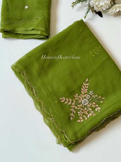 HOK111 - 04 - Tarinika - Green - House of Kateelam