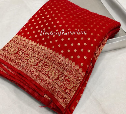 HOK112 - 01 - Kareena - Red - House of Kateelam