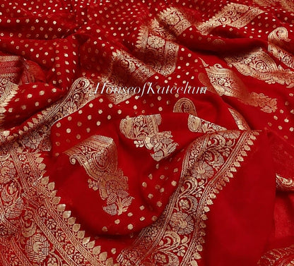 HOK112 - 01 - Kareena - Red - House of Kateelam