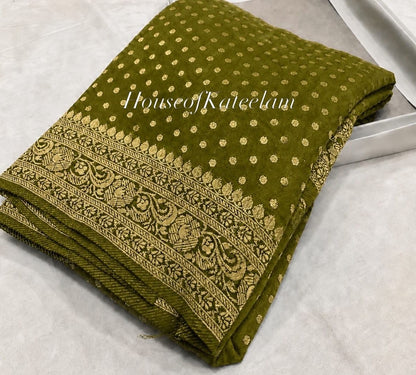HOK112 - 05 - Kareena - Mehndi Green - House of Kateelam