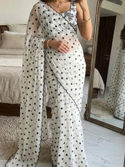 HOK115-03-Bindu- White & Black