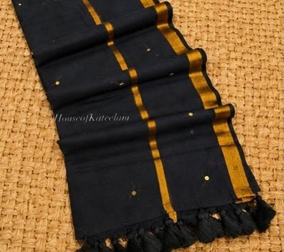 HOK116-04-Gayatri- Black - House of Kateelam