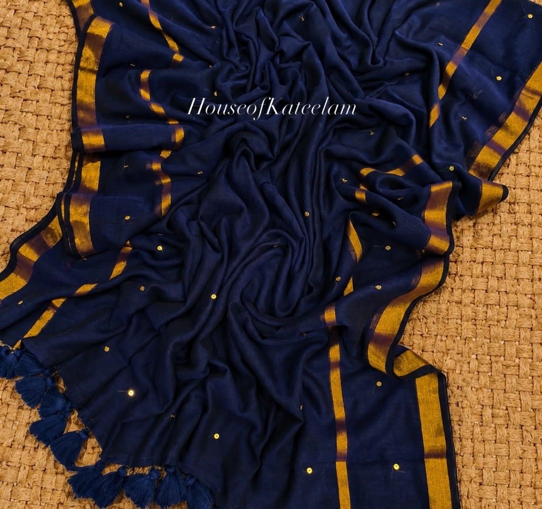 HOK116-05-Gayatri- Blue - House of Kateelam