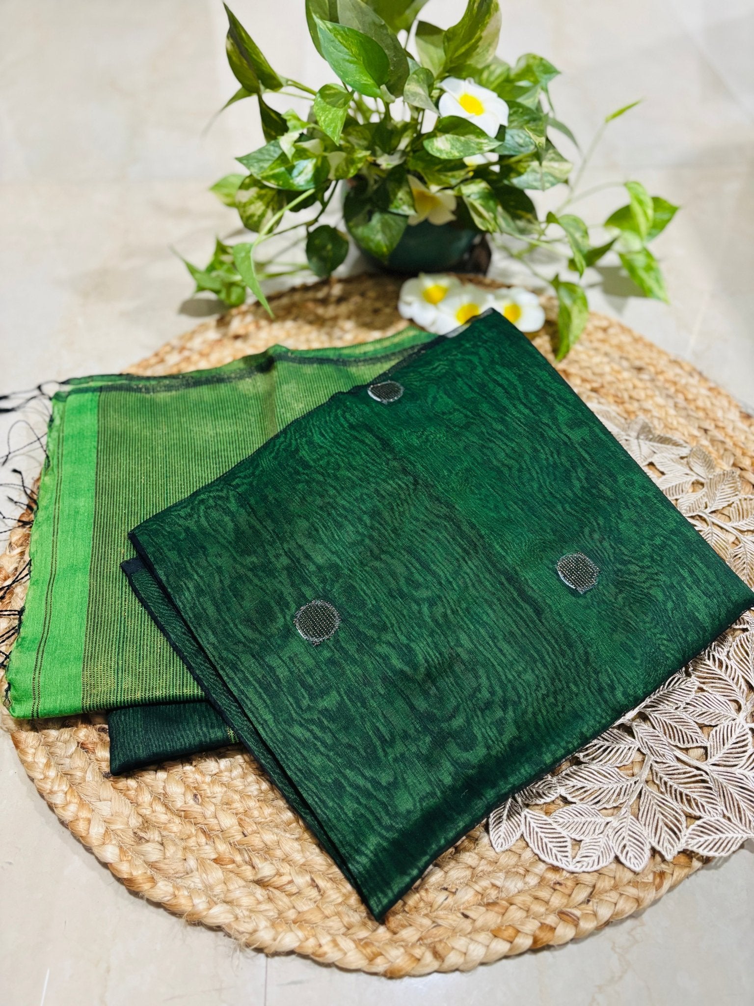 HOK1201 - Chandreeka - Green - House of Kateelam