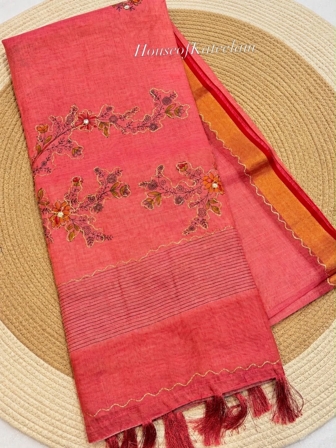 HOK121-01- Shashi- Pink - House of Kateelam