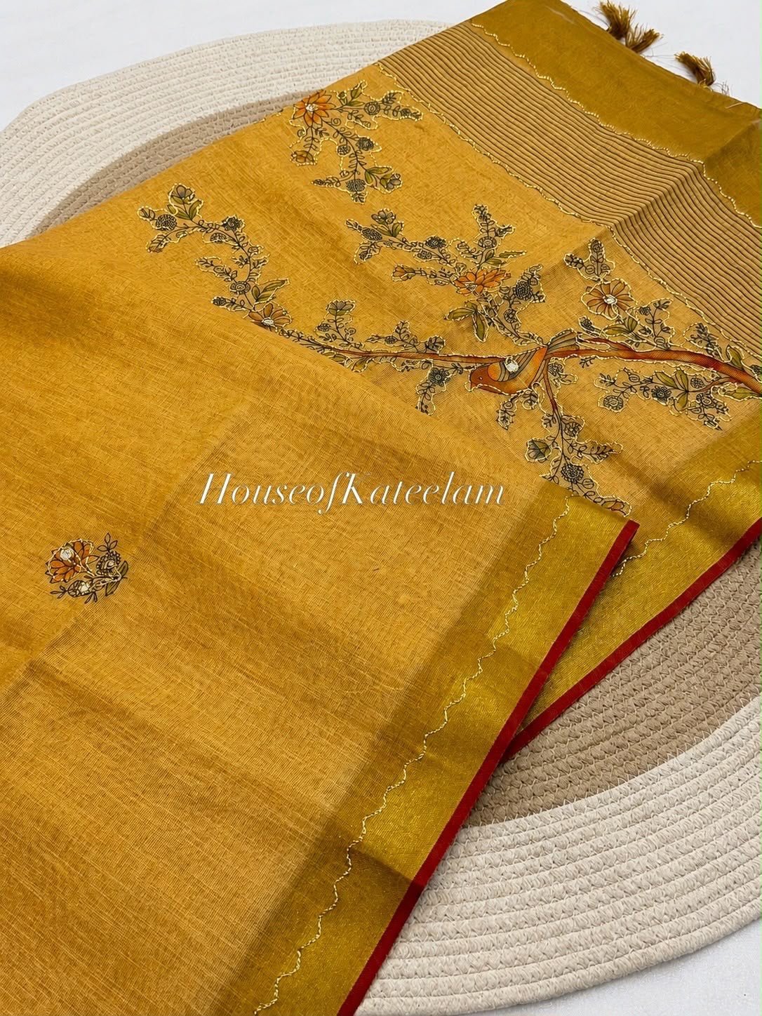 HOK121-02- Shashi- Yellow - House of Kateelam