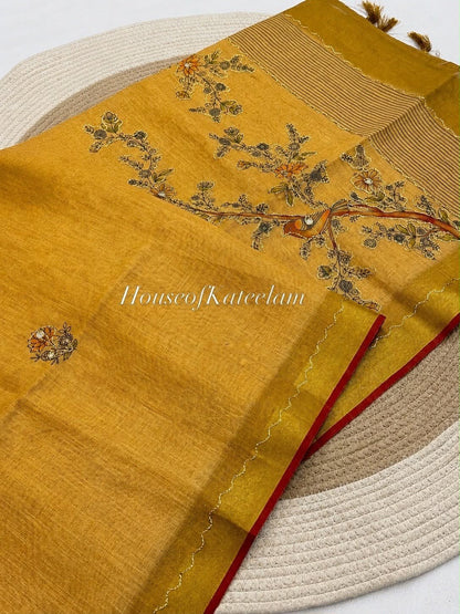 HOK121-02- Shashi- Yellow - House of Kateelam